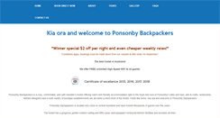 Desktop Screenshot of ponsonby-backpackers.co.nz
